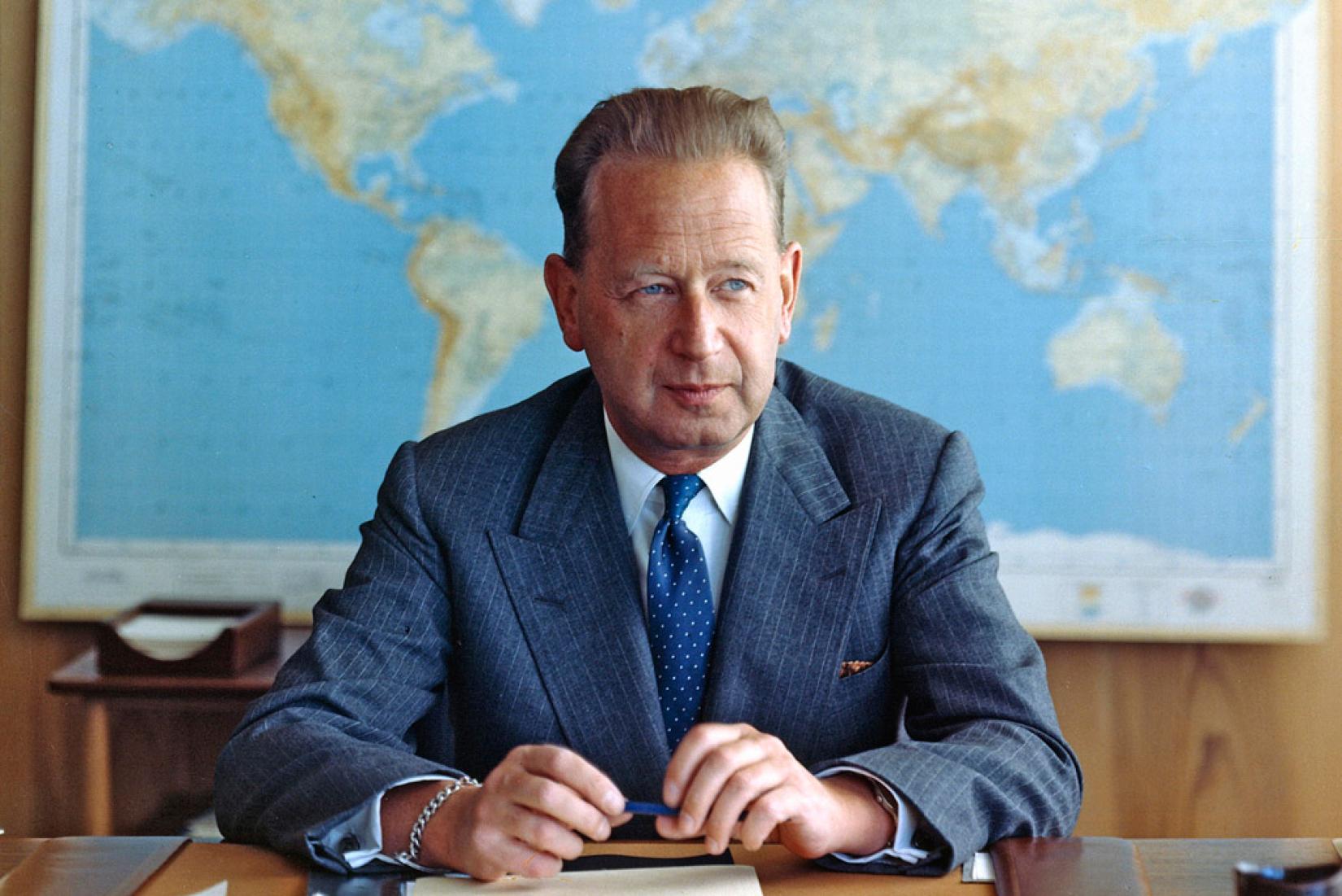Retrato do ex secretário-geral Dag Hammarskjöld. Foto: ONU/JO (arquivo)