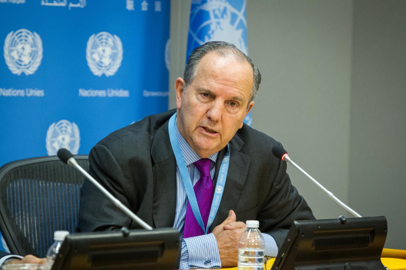 O relator da ONU sobre a tortura, Juan E. Méndez. Foto: ONU/Loey Felipe (arquivo)