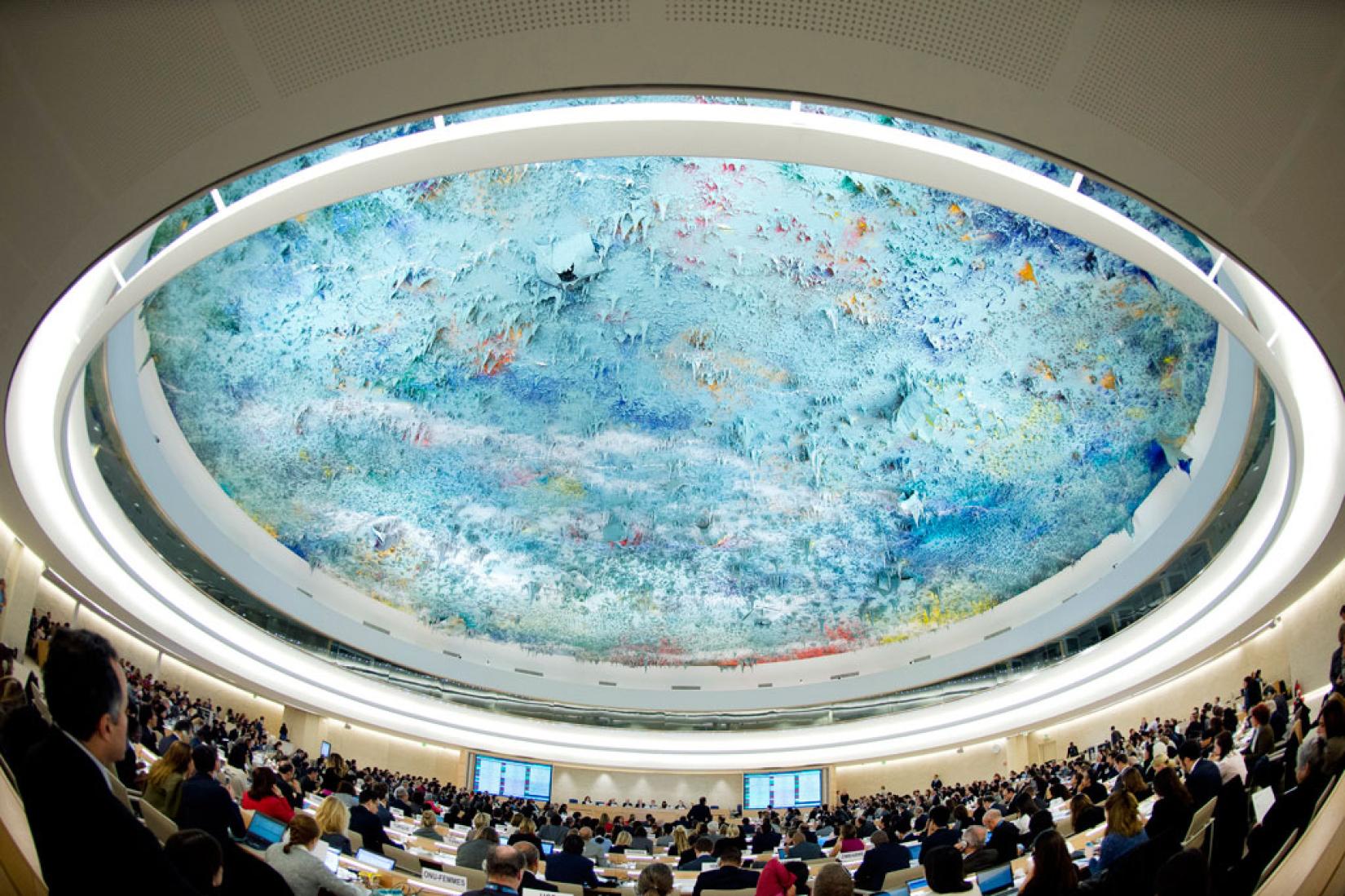 Membros do Conselho de Direitos Humanos precisam reforçar ligação entre direitos humanos, paz, segurança e desenvolvimento, disse Ban Ki-moon. Foto: ONU.