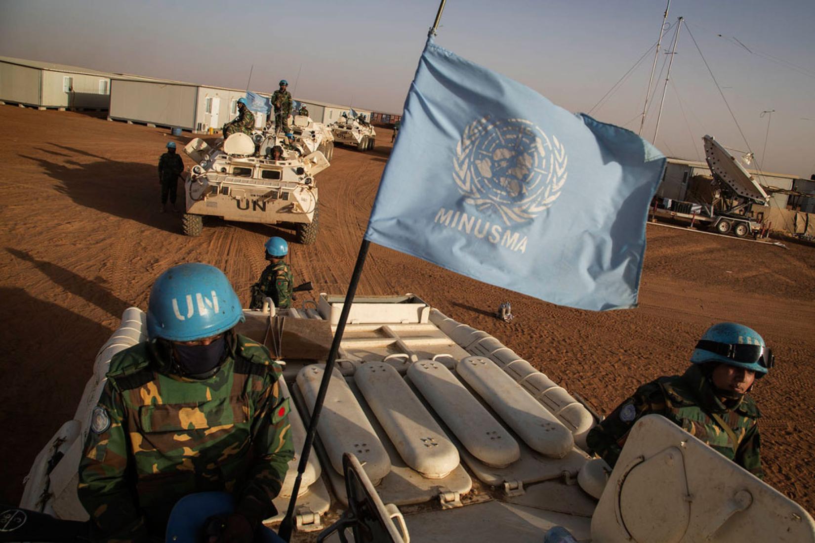 Comboio da missão de paz da ONU no Mali, a MINUSMA. Foto: MINUSMA/Marco Dormino