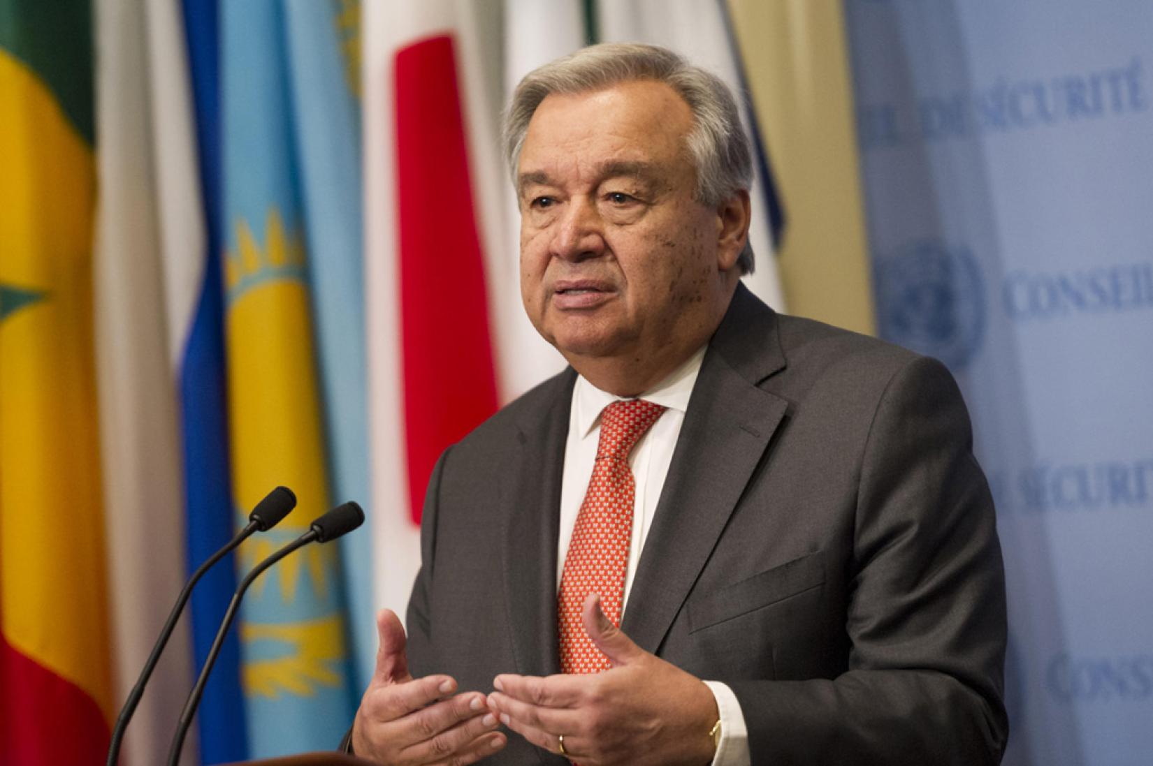 O secretário-geral das Nações Unidas, António Guterres. Foto: ONU / Rick Bajornas