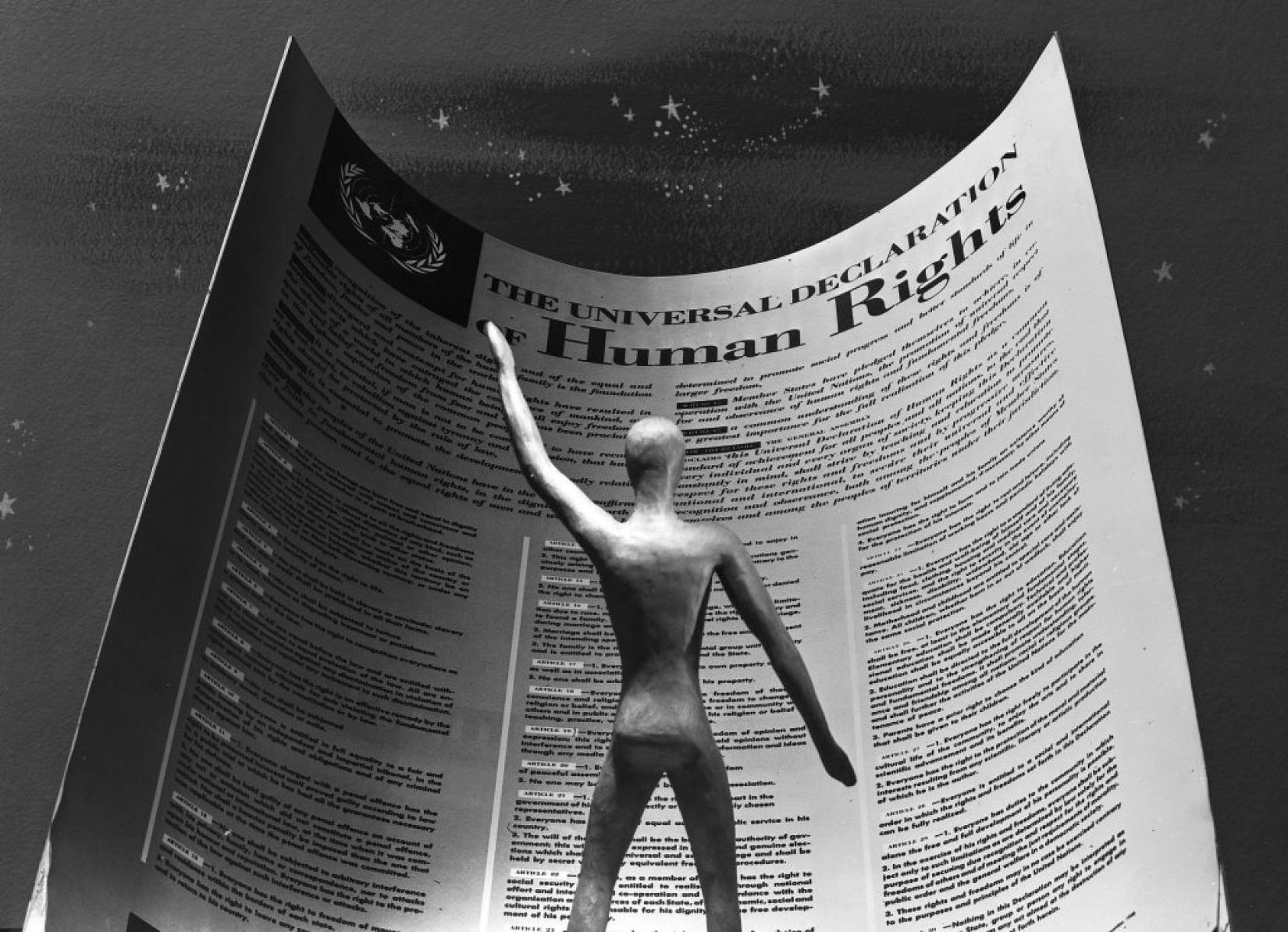 A Declaração Universal dos Direitos Humanos completa 70 anos em 2018. Frame do filme &quot;A Declaração Universal dos Direitos Humanos&quot;. Imagem: ONU