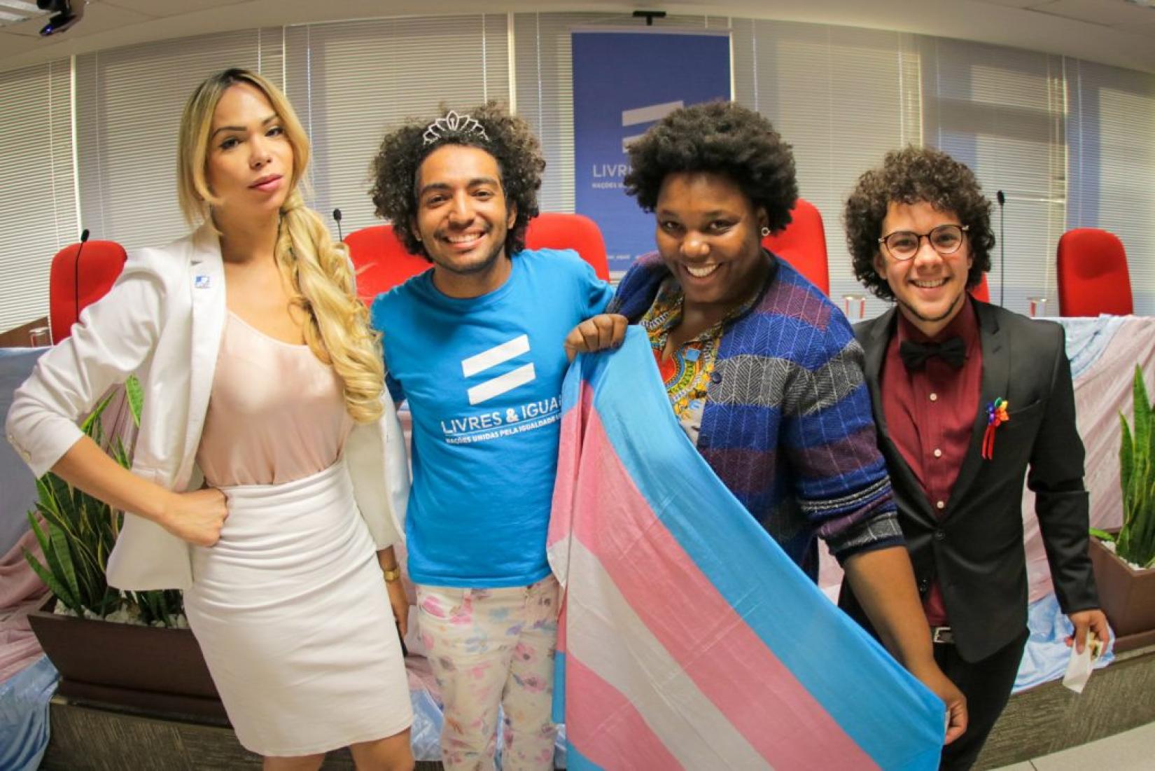 Formatura da segunda edição do projeto Trans-Formação, em Brasília, em julho de 2018. Foto: UNFPA/Webert da Cruz