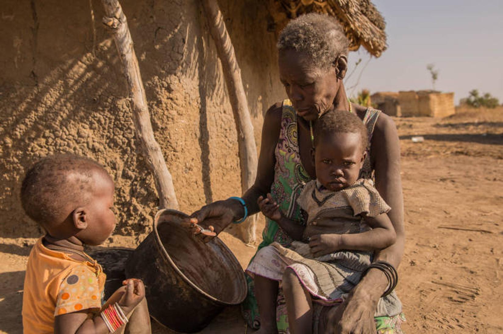 Quase dois terços das pessoas que passam fome aguda estão em apenas oito países: Afeganistão, Etiópia, Nigéria, República Democrática do Congo, Sudão do Sul, Sudão, Síria e Iêmen. Foto: FAO