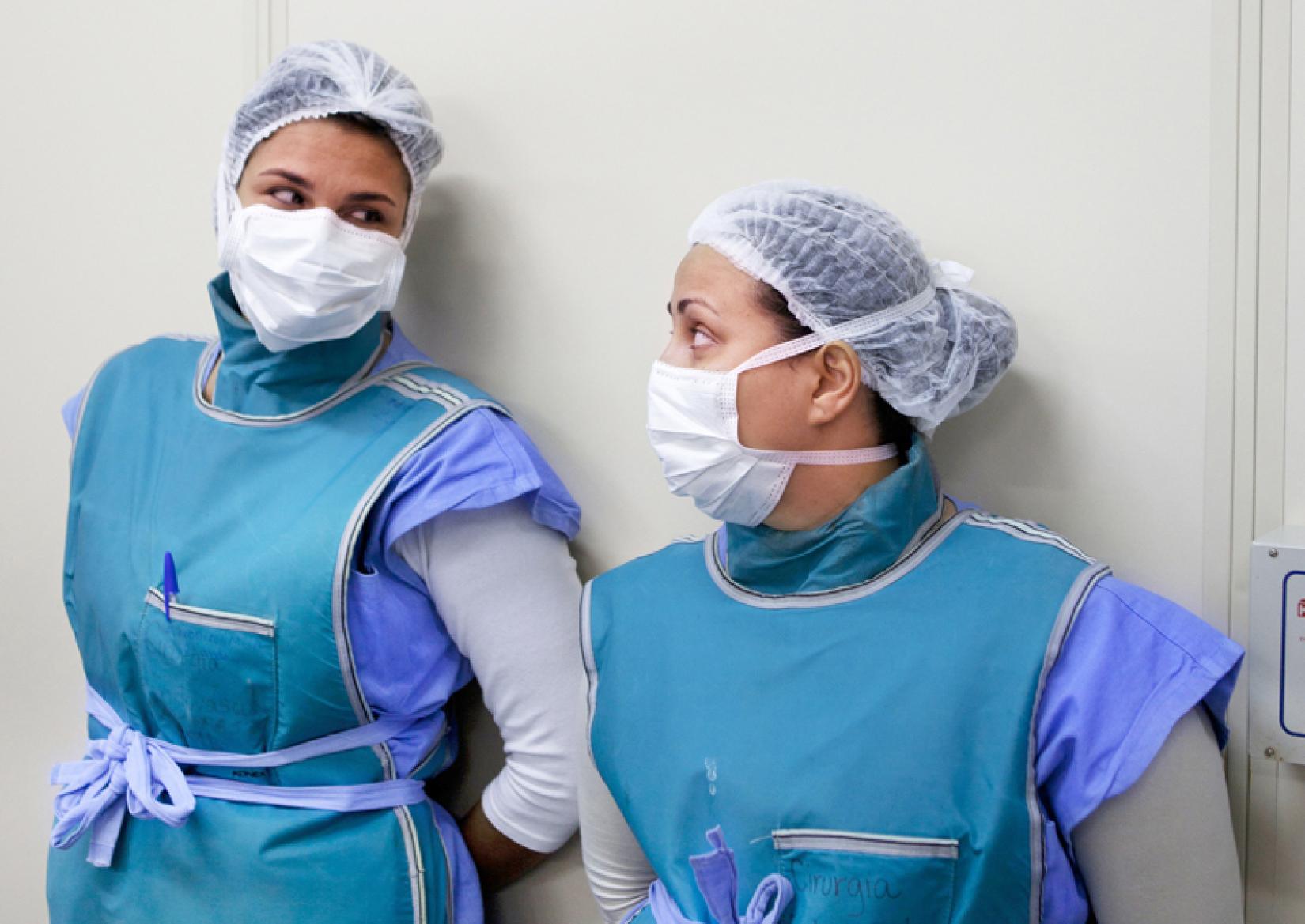Enfermeiras no Hospital da Lagoa, no Rio de Janeiro (RJ). Foto: Ministério da Saúde
