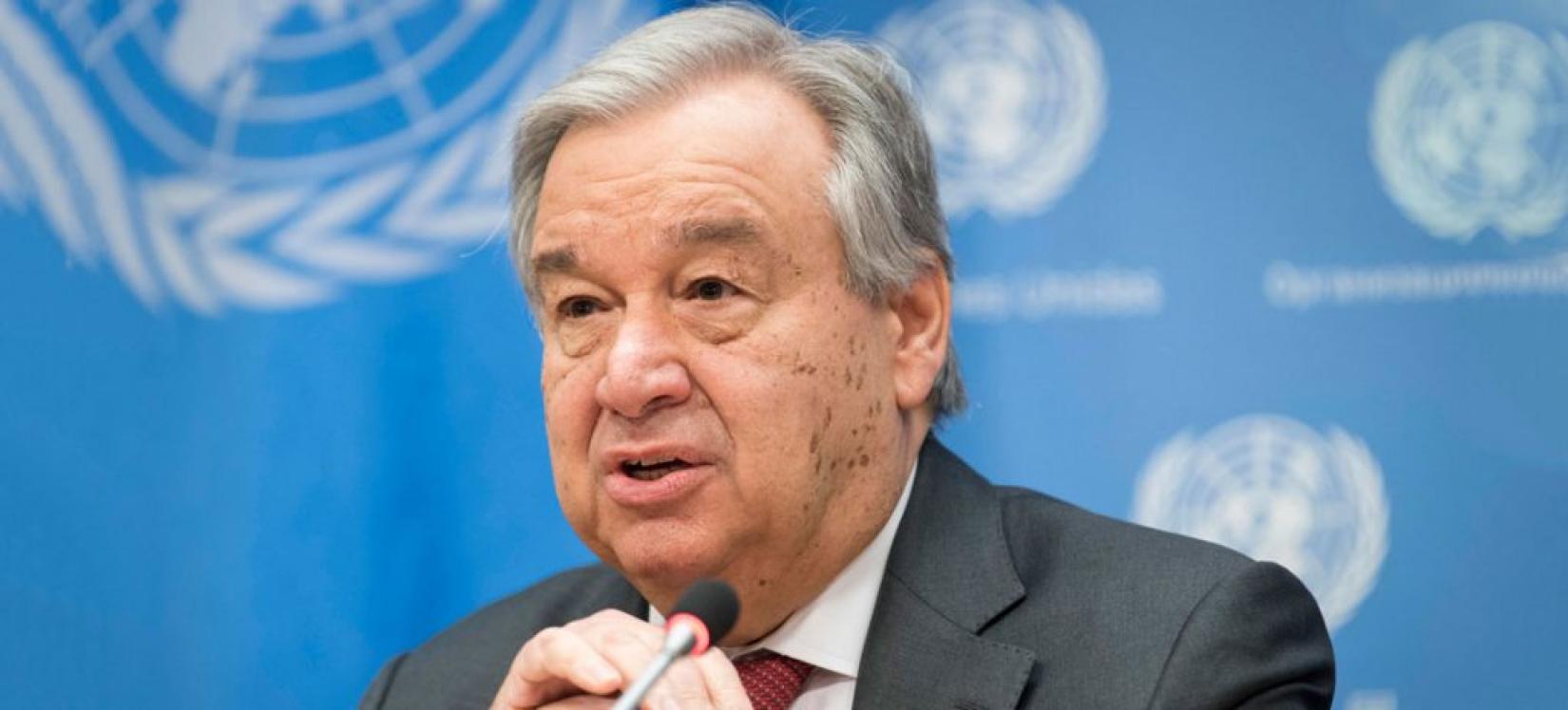 Secretário-geral da ONU, António Guterres