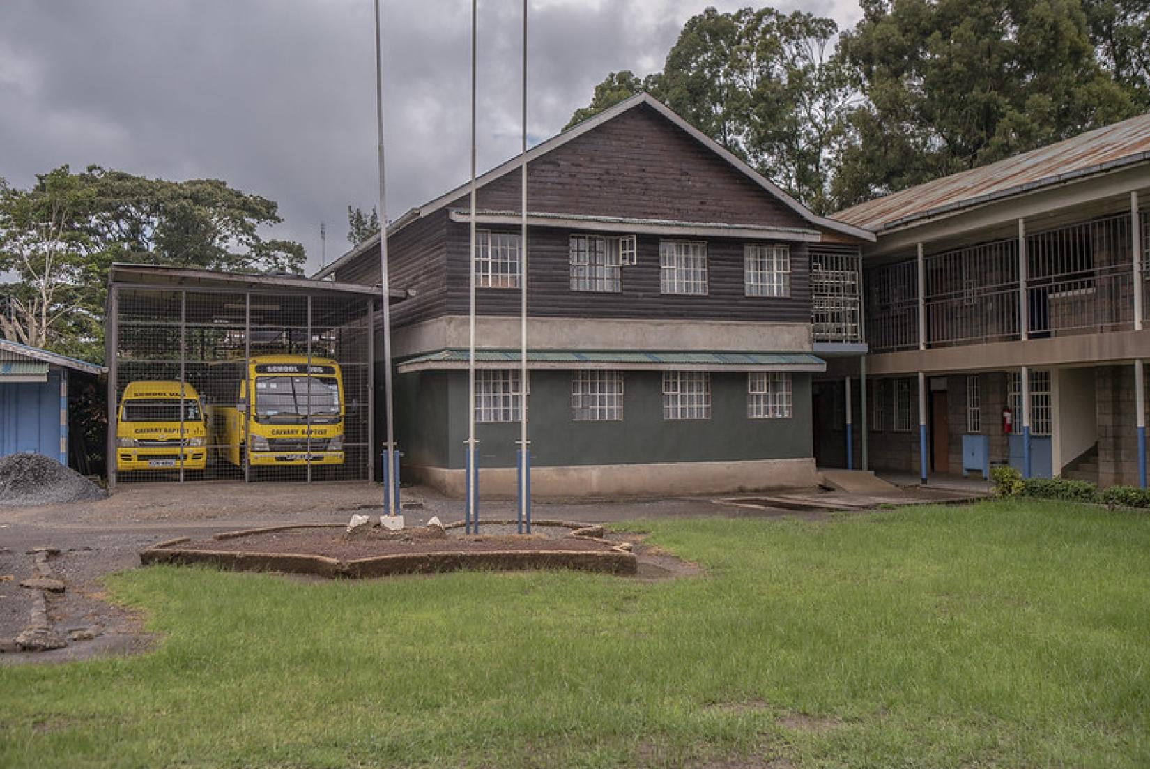 Escola fechada no Quênia durante a pandemia de COVID-19
