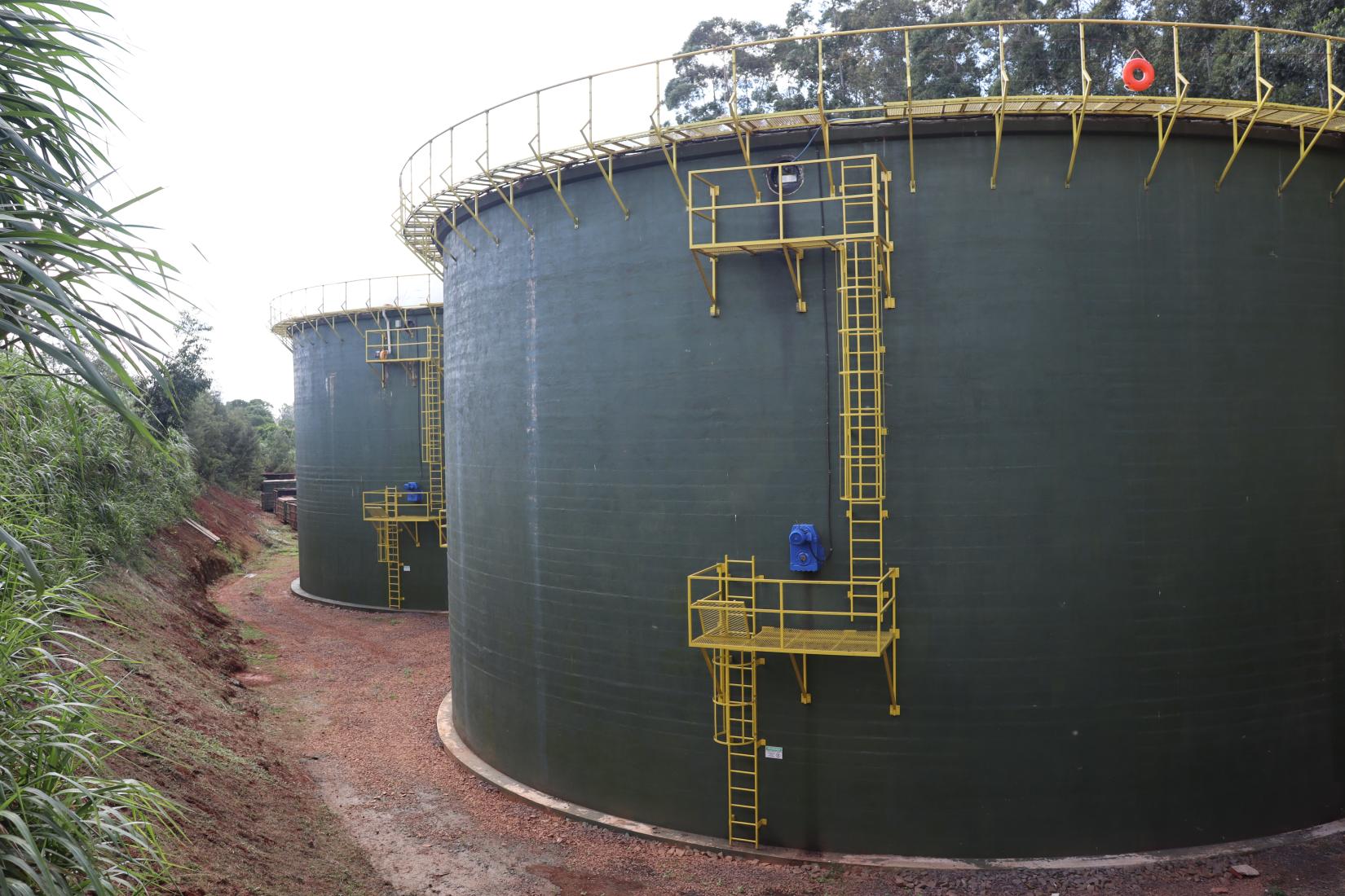 Biodigestores da Folhito Adubos Orgânicos.