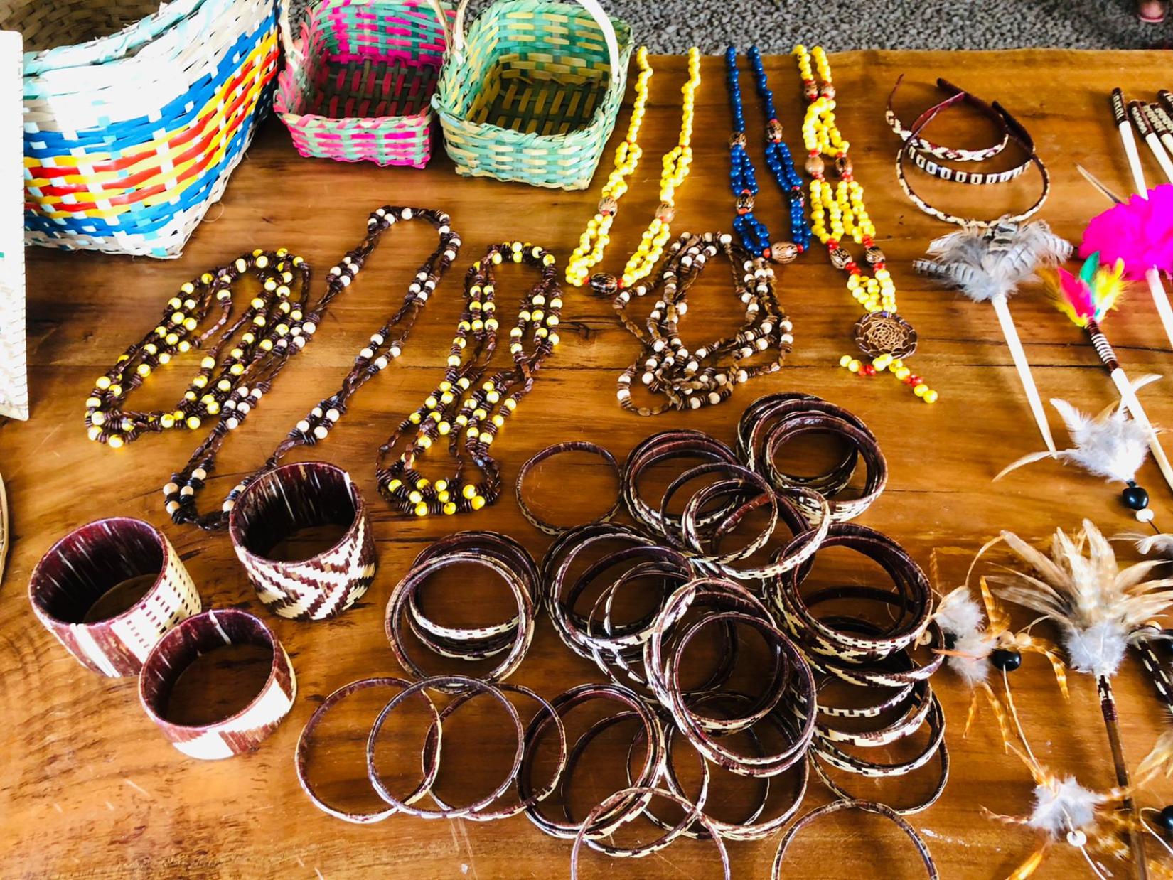 UNOPS apoia a produção de artesanato indígena do Kondá, em Chapecó, no oeste de Santa Catarina.