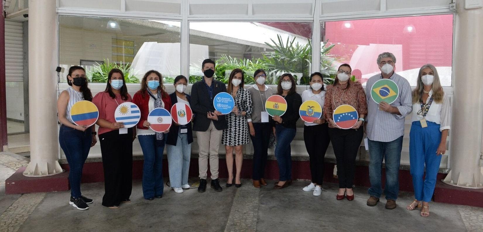 Especialistas de sete países da América Latina participaram do treinamento.