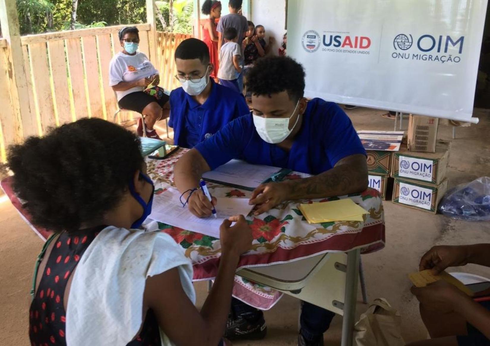 Comunidades quilombolas e indígenas do Pará e Amazonas recebem apoio da OIM na prevenção ao coronavírus.