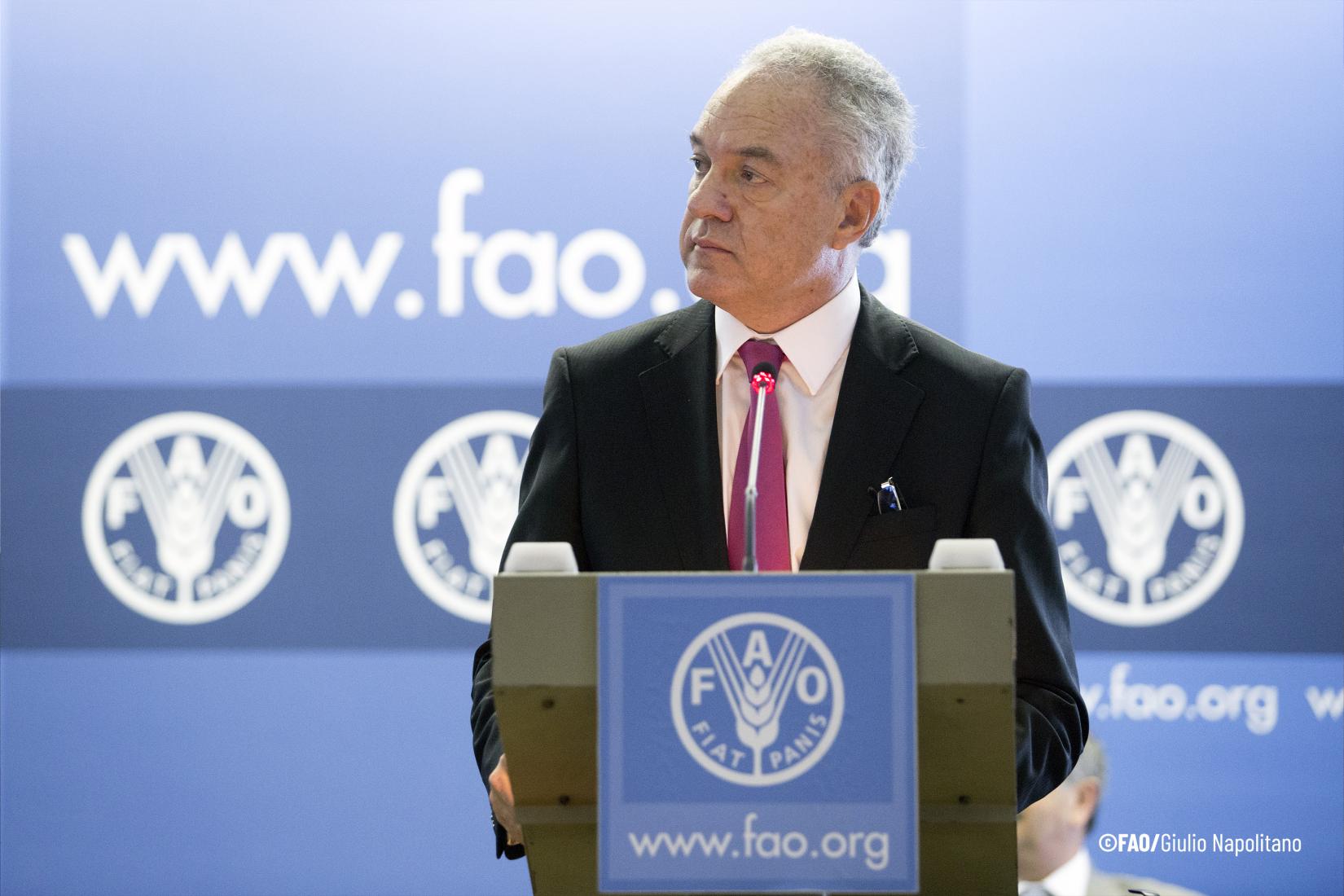 Lubetkin é subdiretor geral da FAO desde 2017.