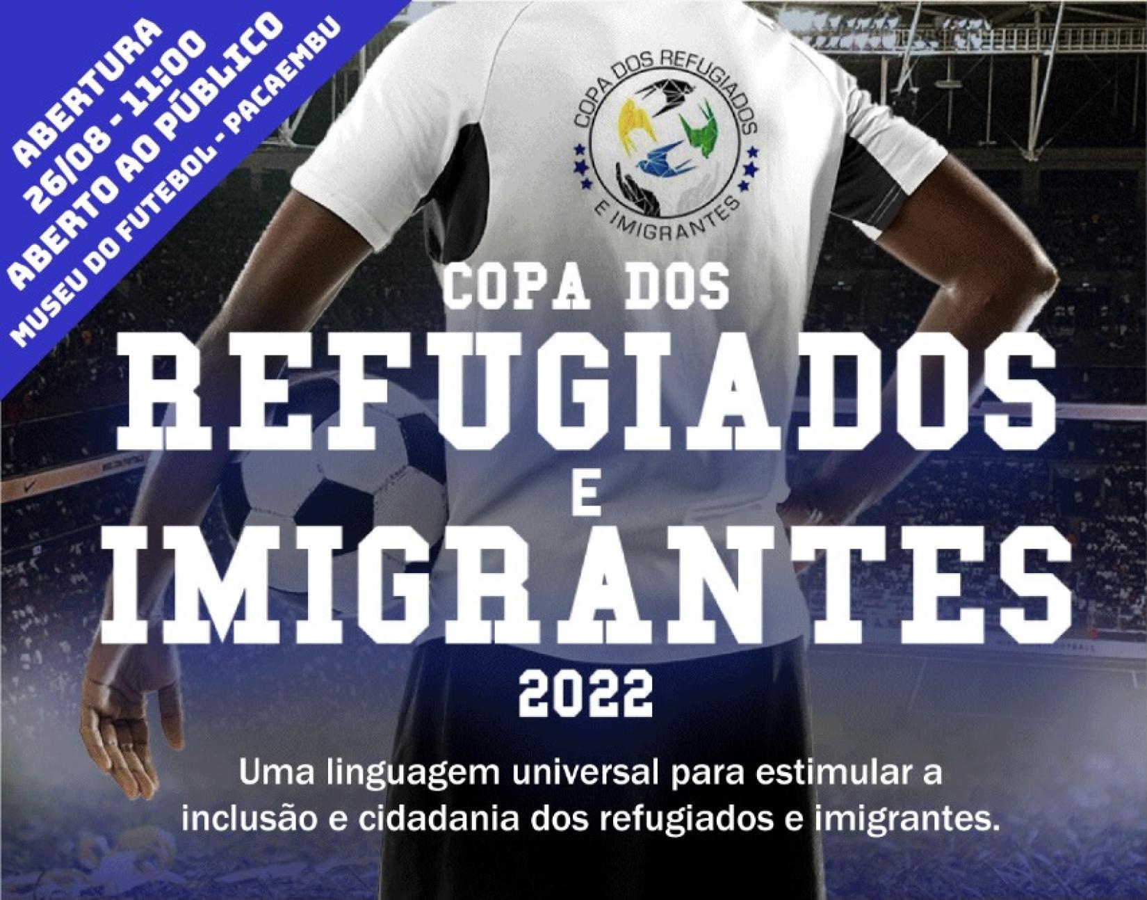 Realizada pela organização PDMIG, a Copa dos Refugiados e Imigrantes é uma atividade de integração e convivência entre pessoas brasileiras e estrangeiras. 