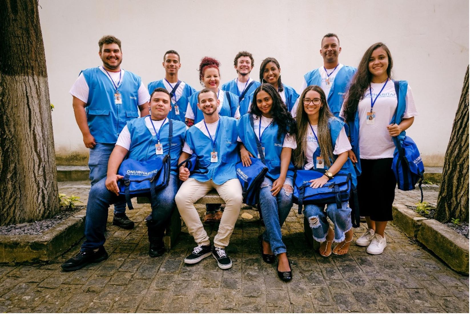 Equipe de campo do projeto é composta prioritariamente por pessoas que moram nos bairros estudados.