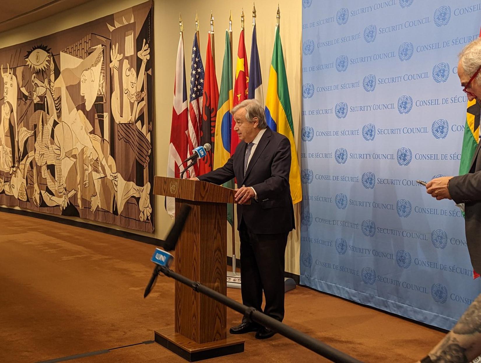 António Guterres fez o anúncio nesta quinta-feira, em coletiva de imprensa na sede da organização em Nova Iorque
