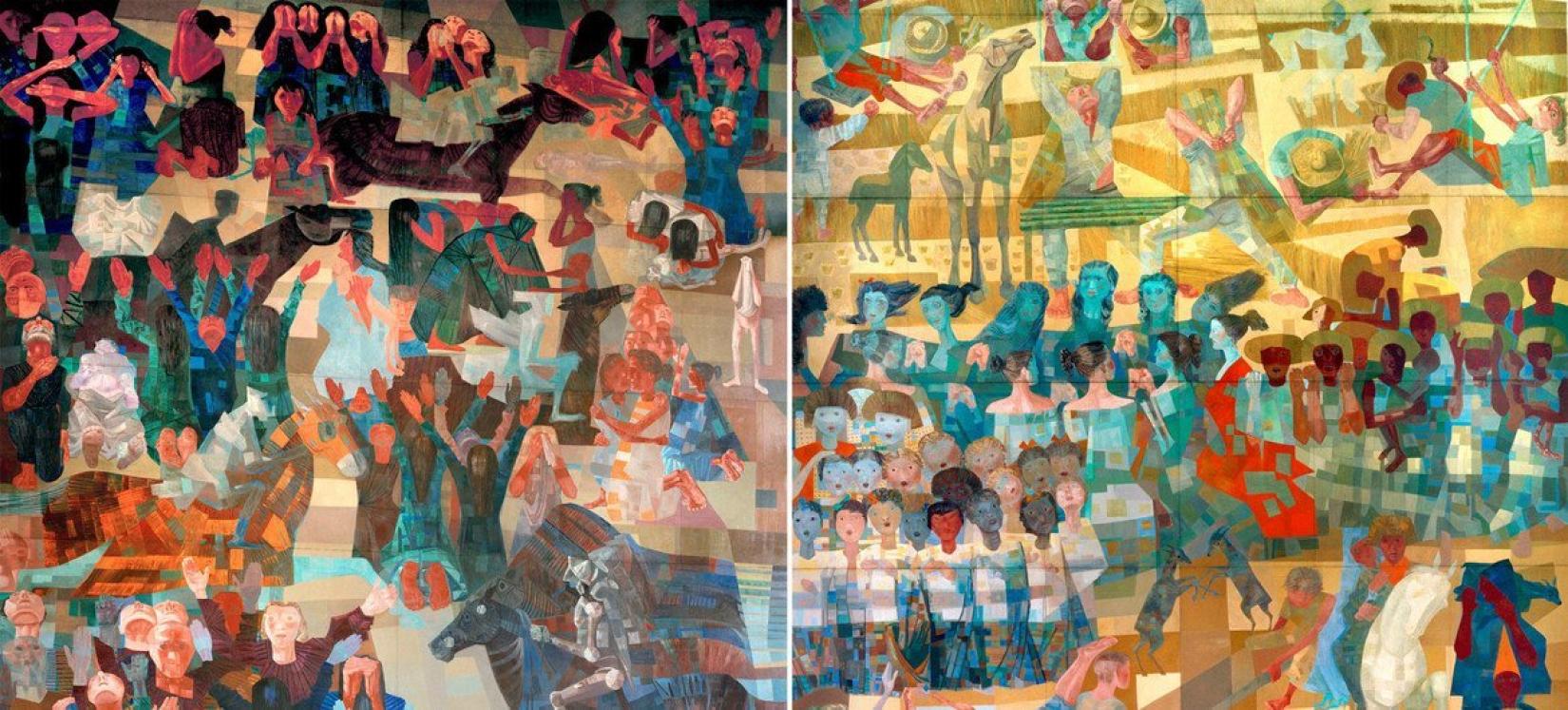 Este 2022 marca 65 anos após a inauguração, nas Nações Unidas, dos painéis “Guerra e Paz” do pintor brasileiro Candido Portinari.