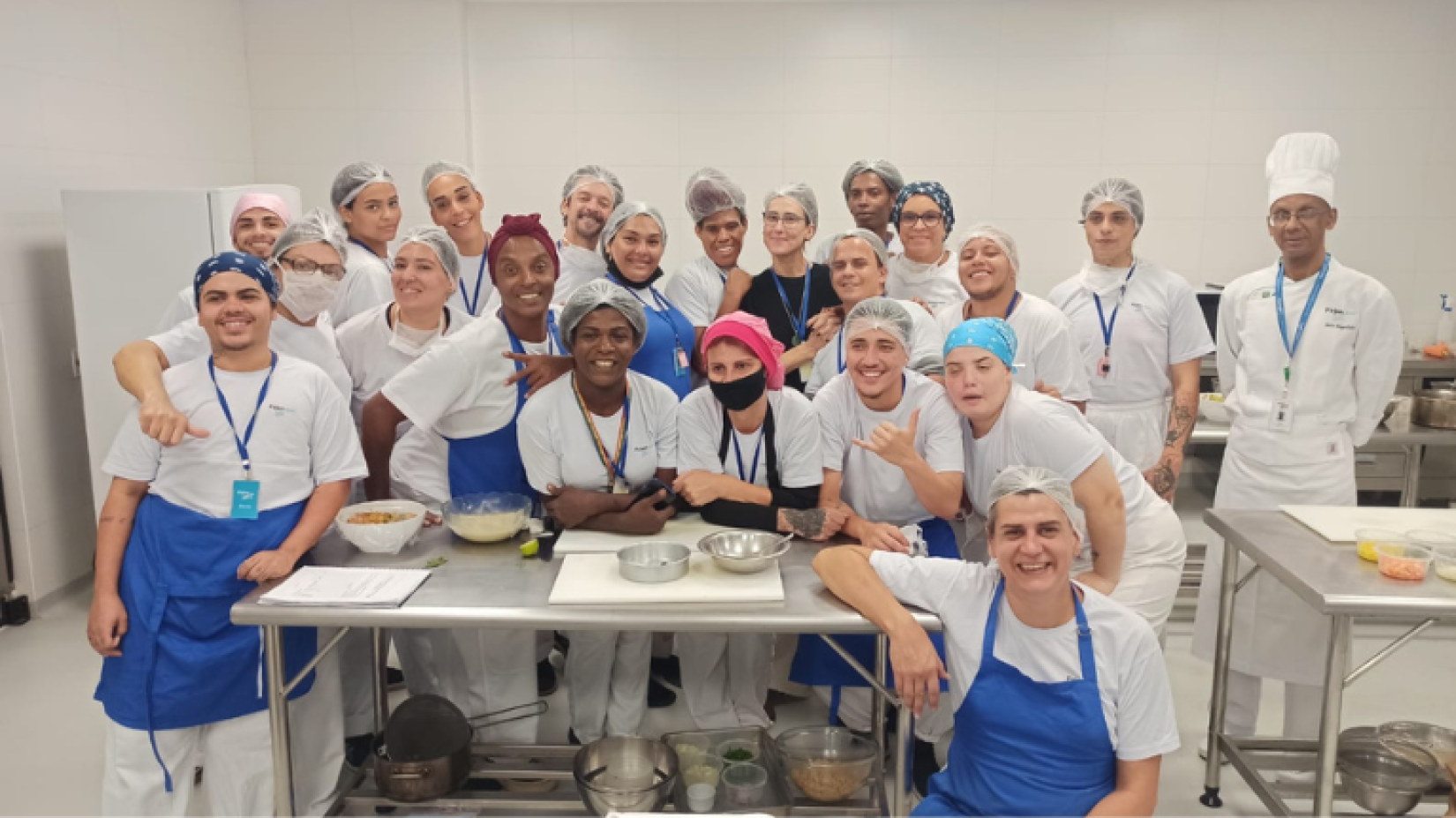 Aulas do módulo "Cozinha" com a chef Paola Carosella.