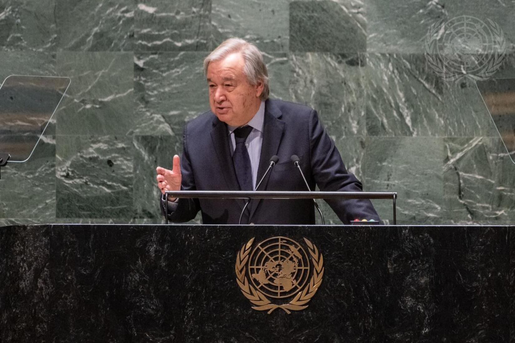 António Guterres, secretário-geral das Nações Unidas