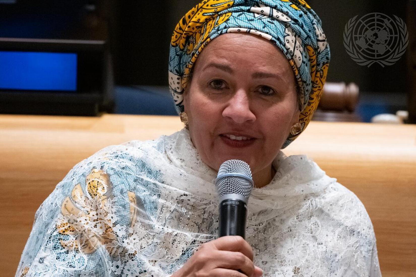 Amina J. Mohammed, vice-secretária-geral das Nações Unidas