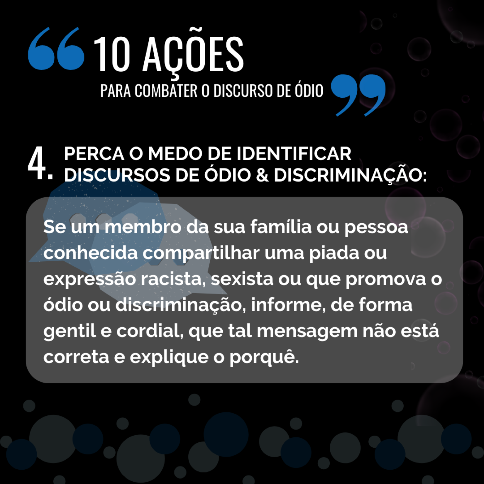 10 ações para combater o discurso de ódio