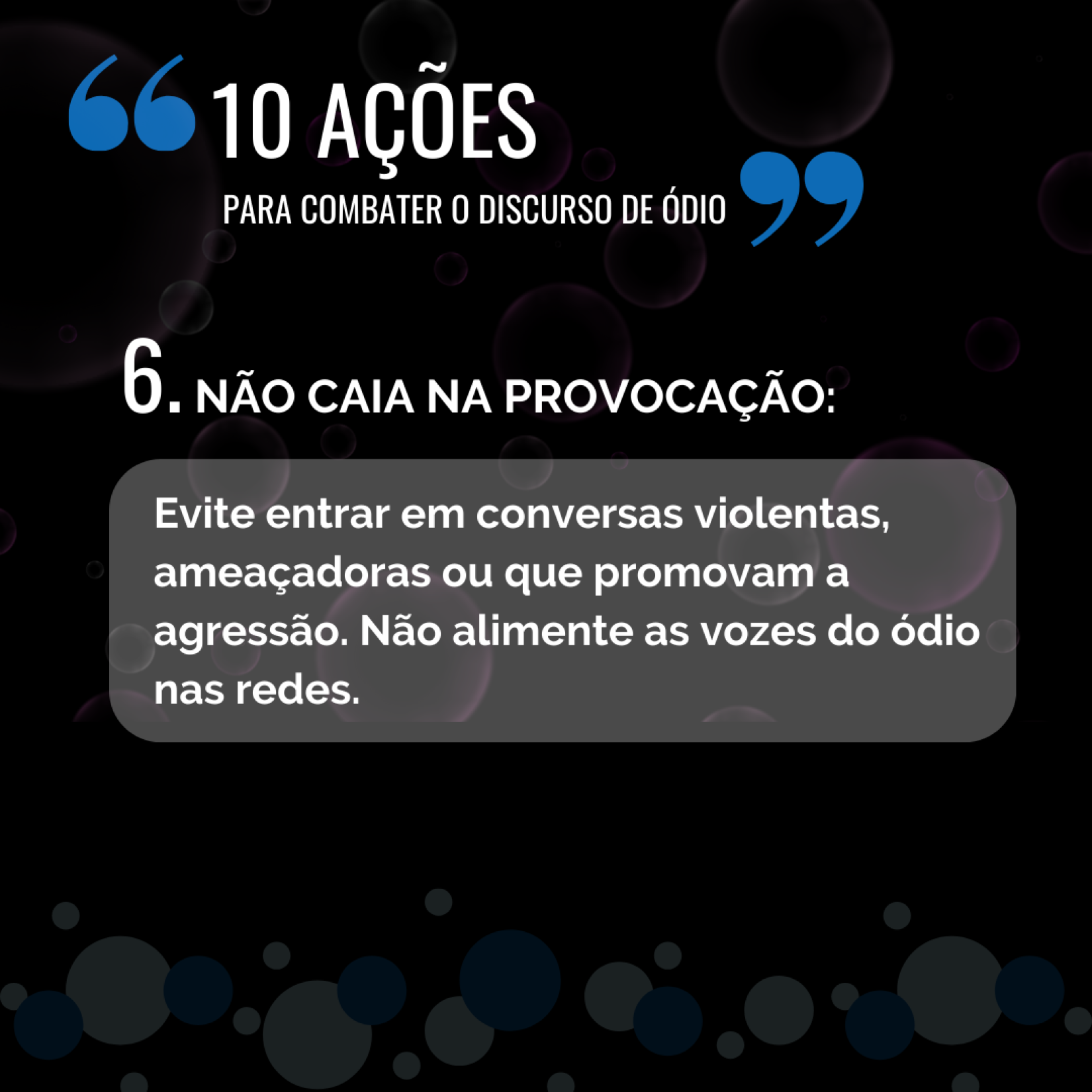 10 ações para combater o discurso de ódio