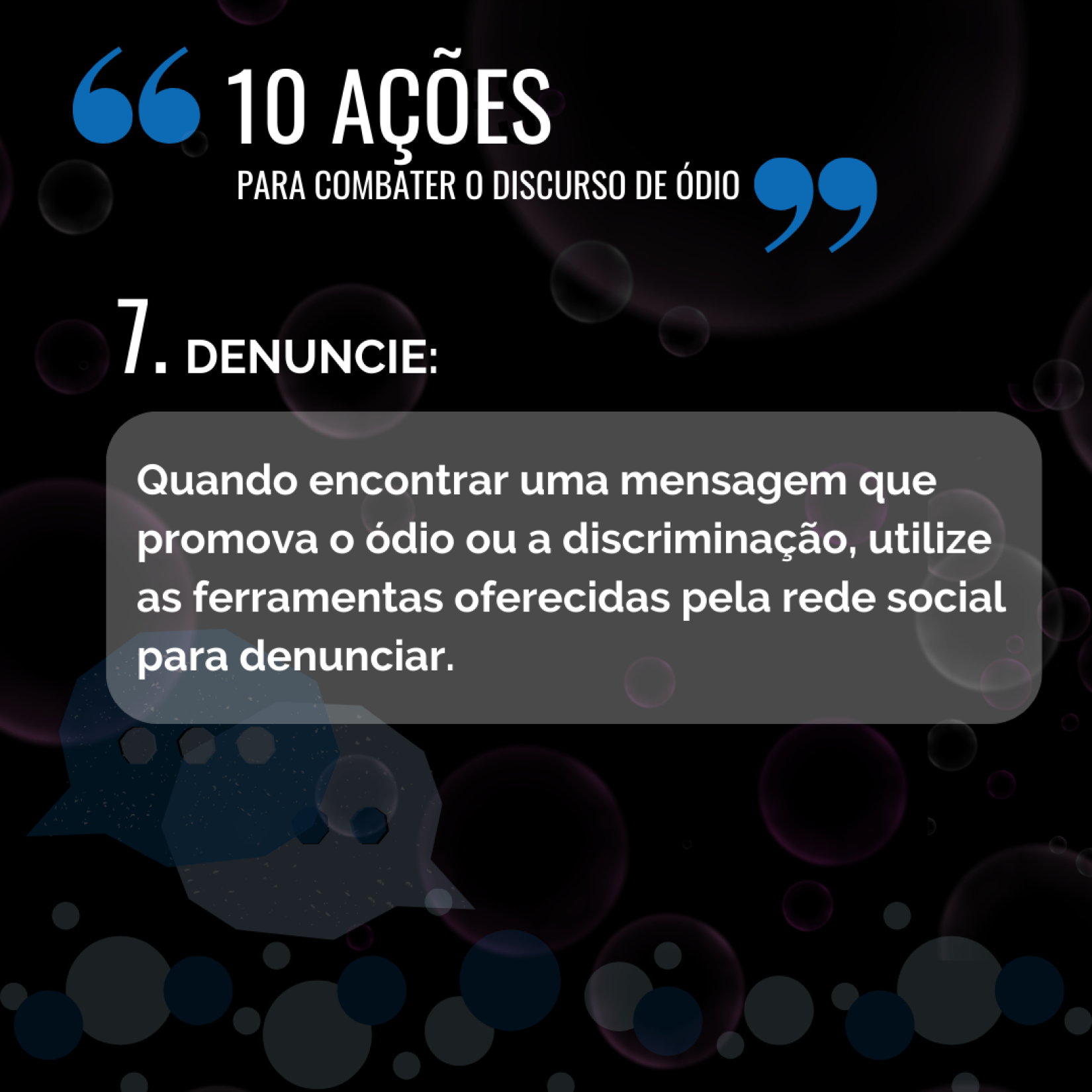 10 ações para combater o discurso de ódio