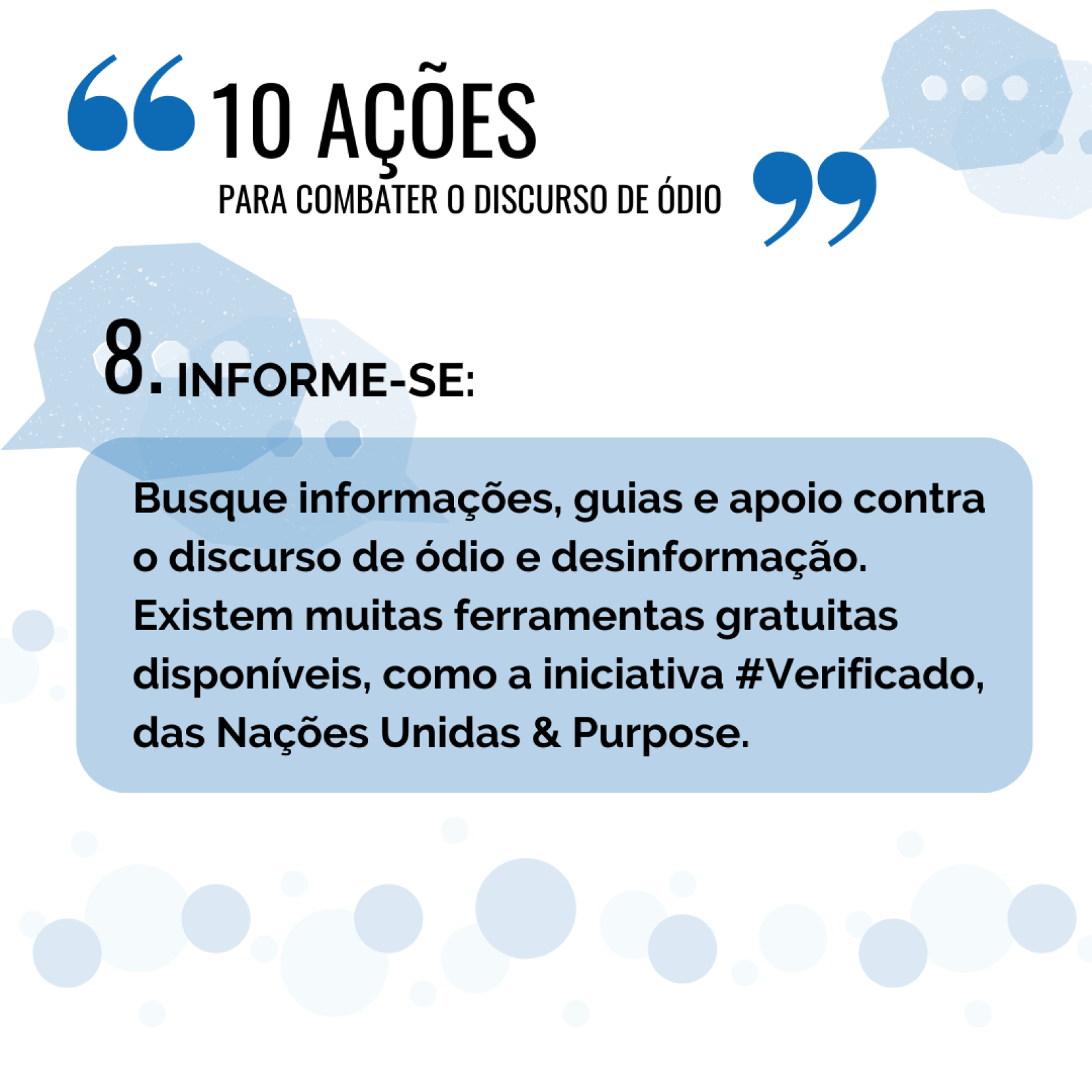 10 ações para combater o discurso de ódio