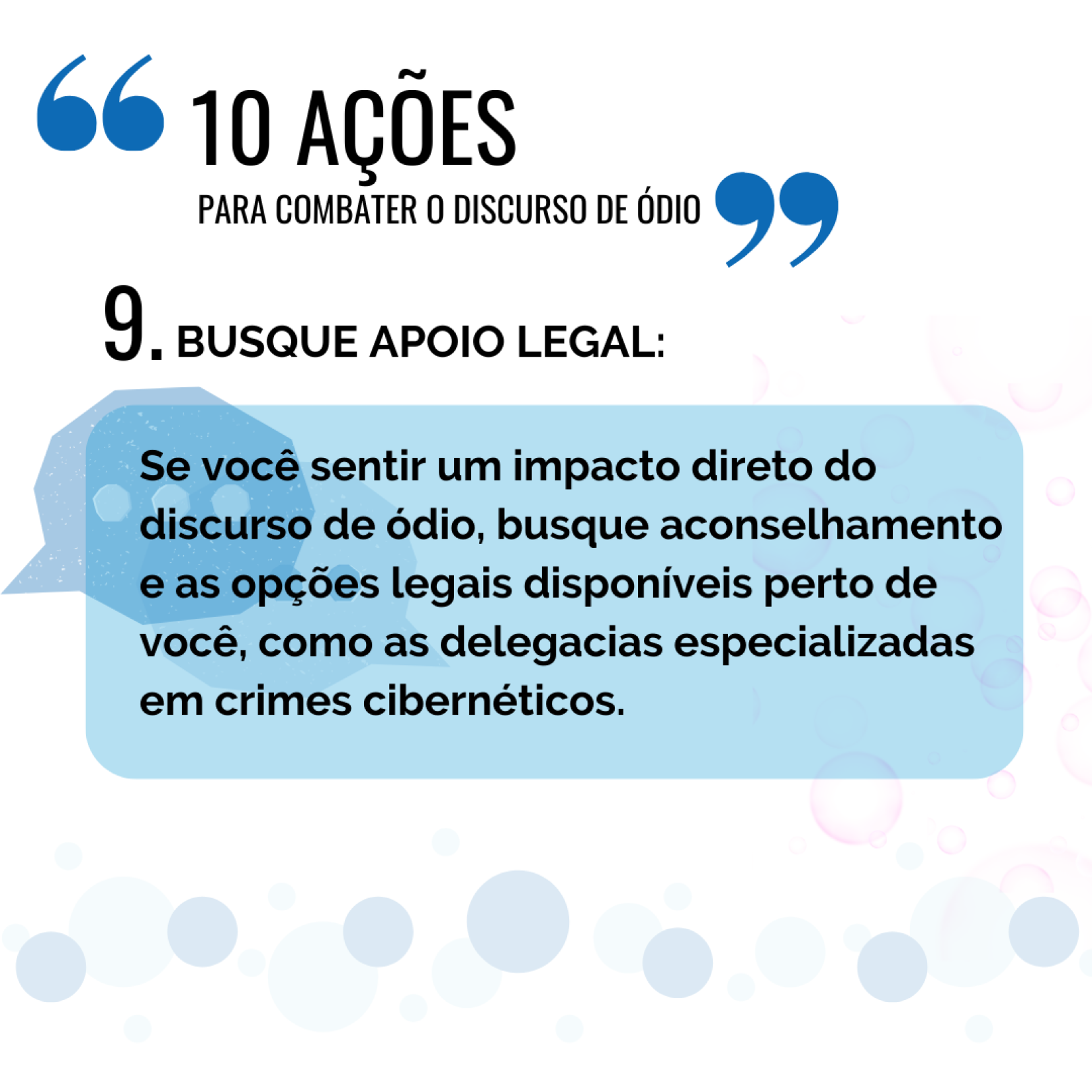 10 ações para combater o discurso de ódio