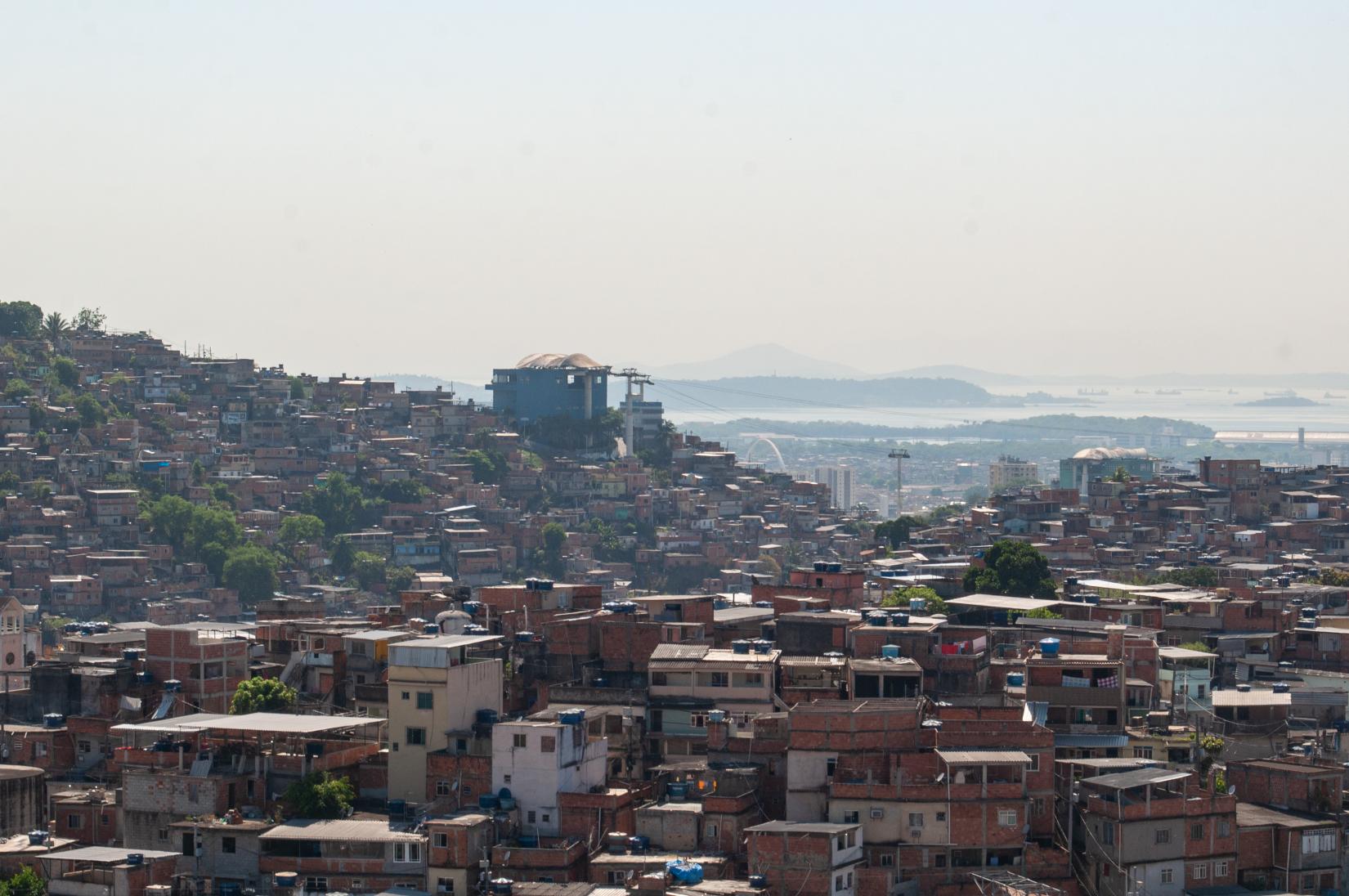 Vista do Complexo do Alemão, no Rio de Janeiro. 