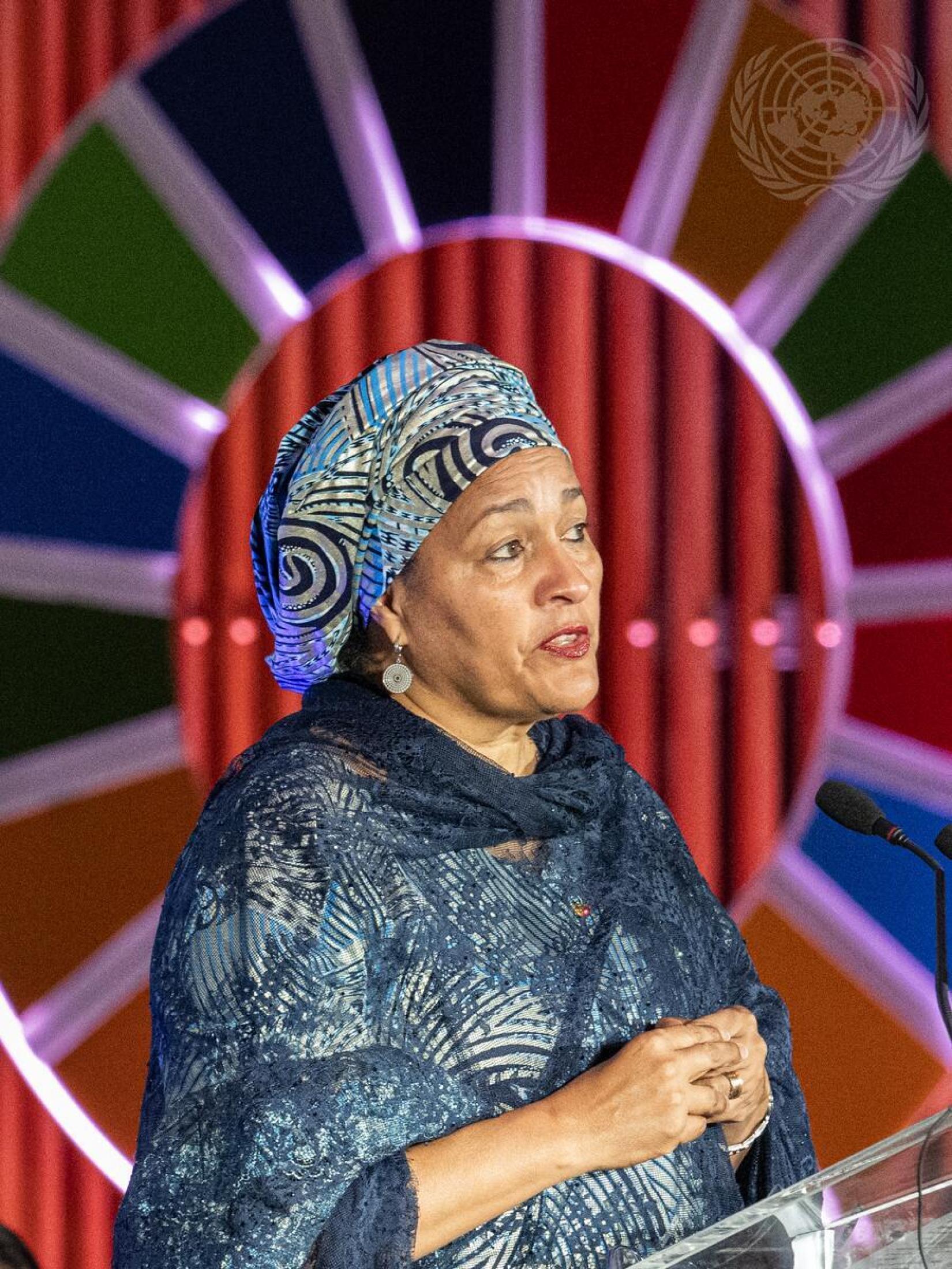 Vice-secretária-geral da ONU, Amina J. Mohammed. 