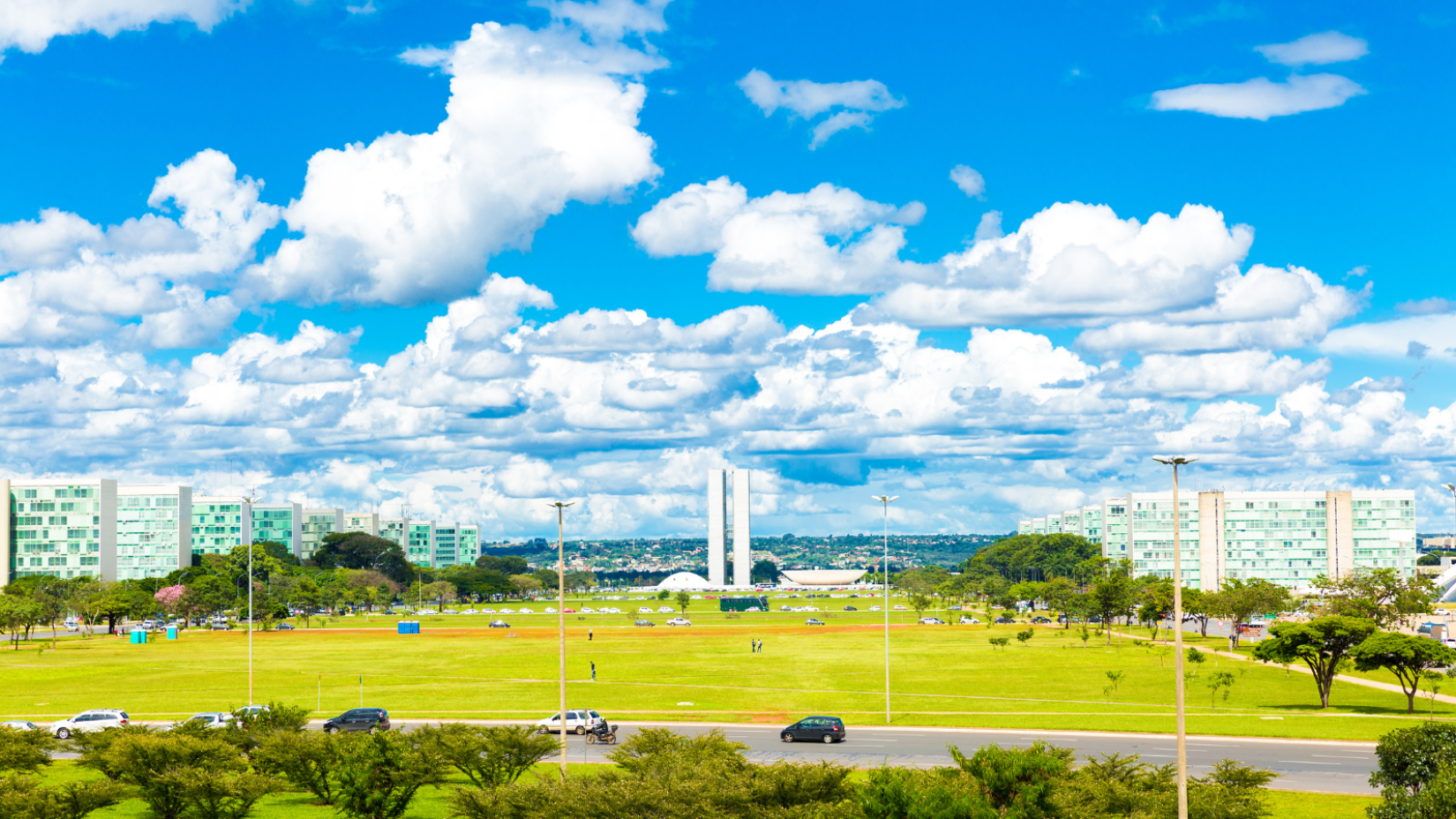 Esplanada dos Ministérios e Congresso Nacional, em Brasília - DF. 