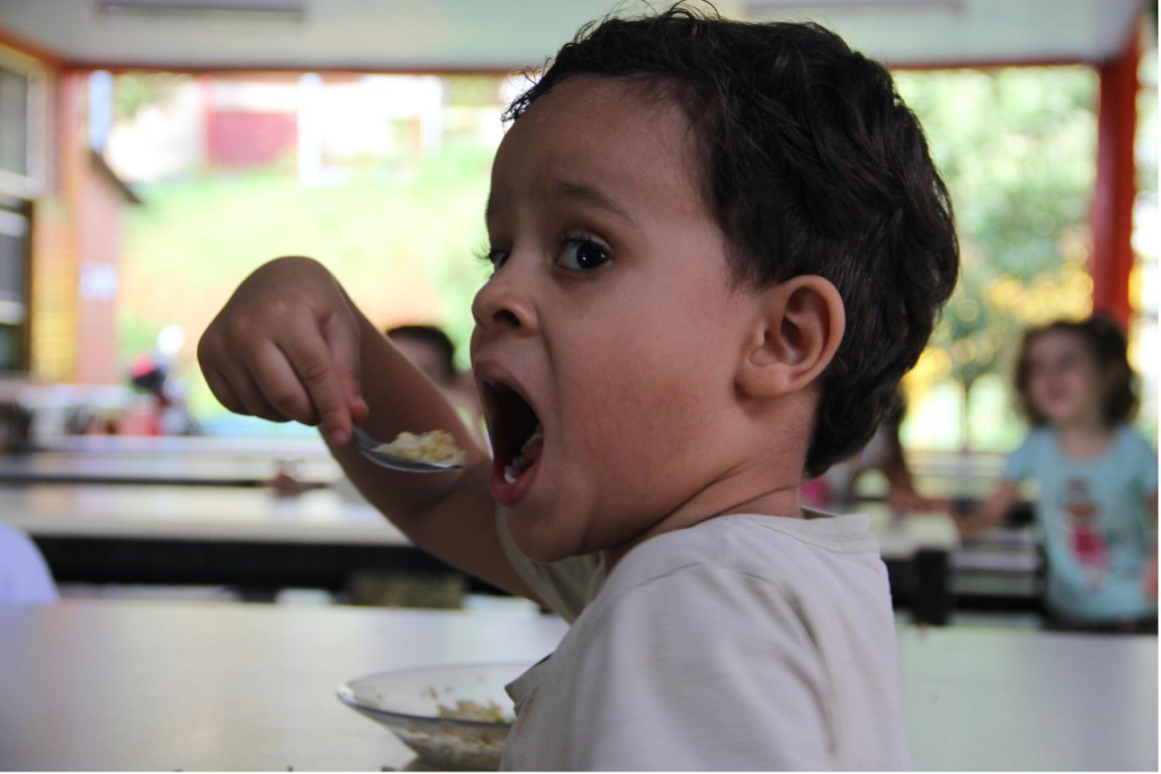 A alimentação escolar no Brasil atende mais de 40 milhões de alunos na rede pública. 