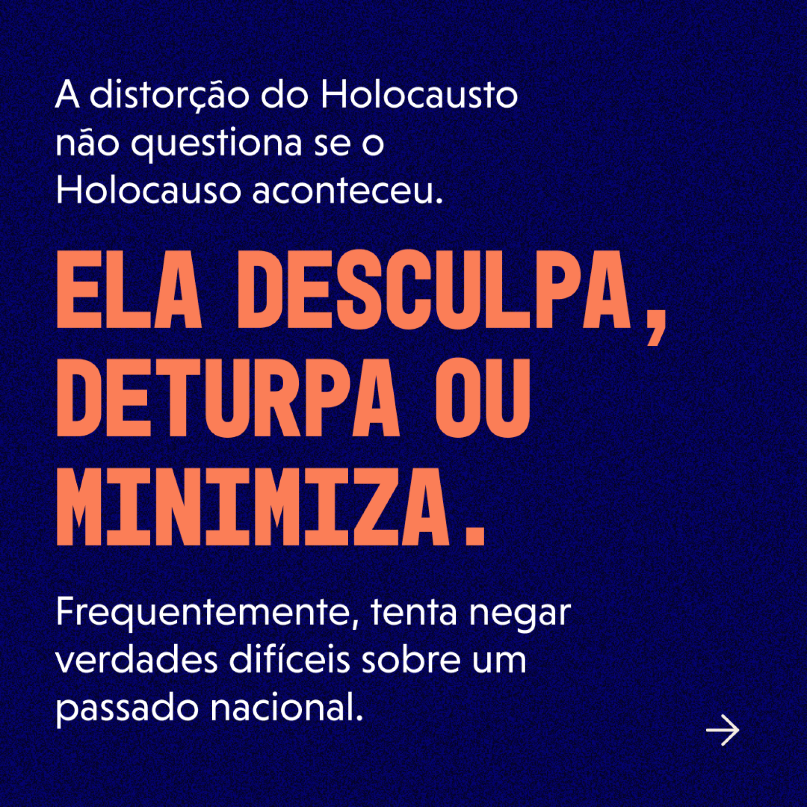 #ProtejaOsFatos: Una-se à campanha global contra a distorção e negação do Holocausto. 