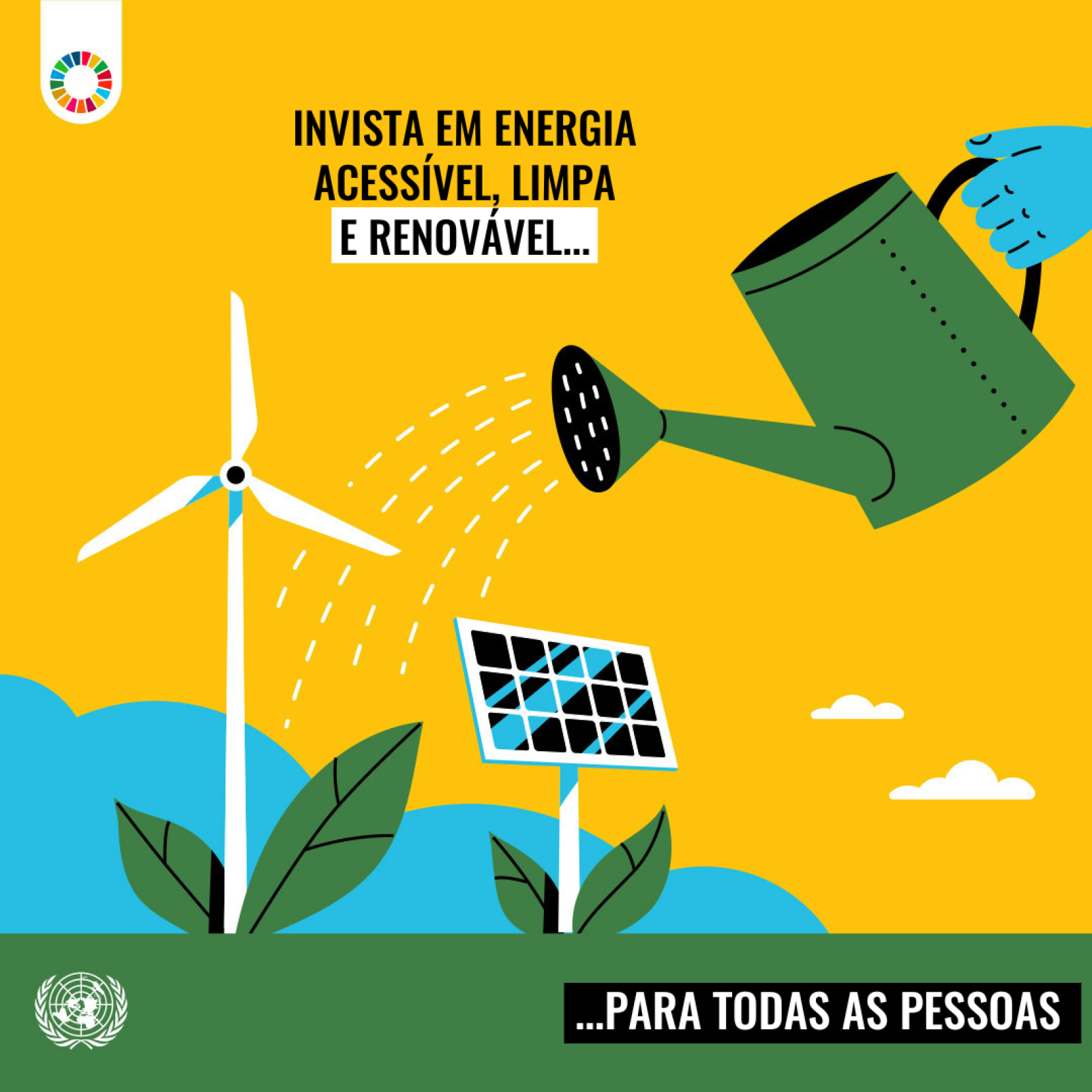 A energia limpa é um presente da natureza: Ela ajuda combater a poluição do ar e atender à crescente demanda por eletricidade, conectando bilhões de pessoas à fontes acessíveis de energia. 