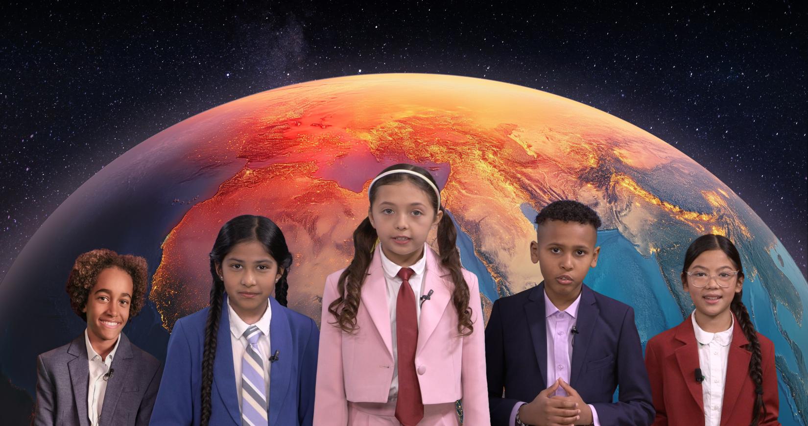 A campanha "Weather Kids" faz parte dos esforços do PNUD para inspirar a conversa pública e mobilizar ações sobre as mudanças climáticas no caminho para as negociações climáticas da COP30, que serão realizadas no Brasil em 2025.