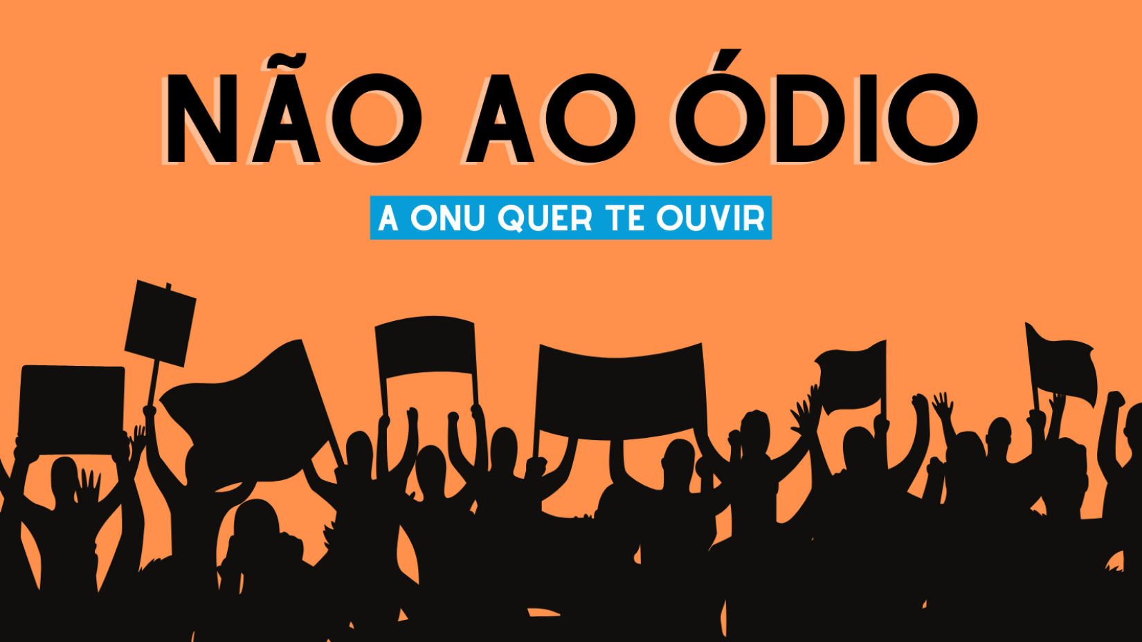 Não existe um nível aceitável de discurso de ódio; todos nós devemos trabalhar para erradicá-lo completamente.