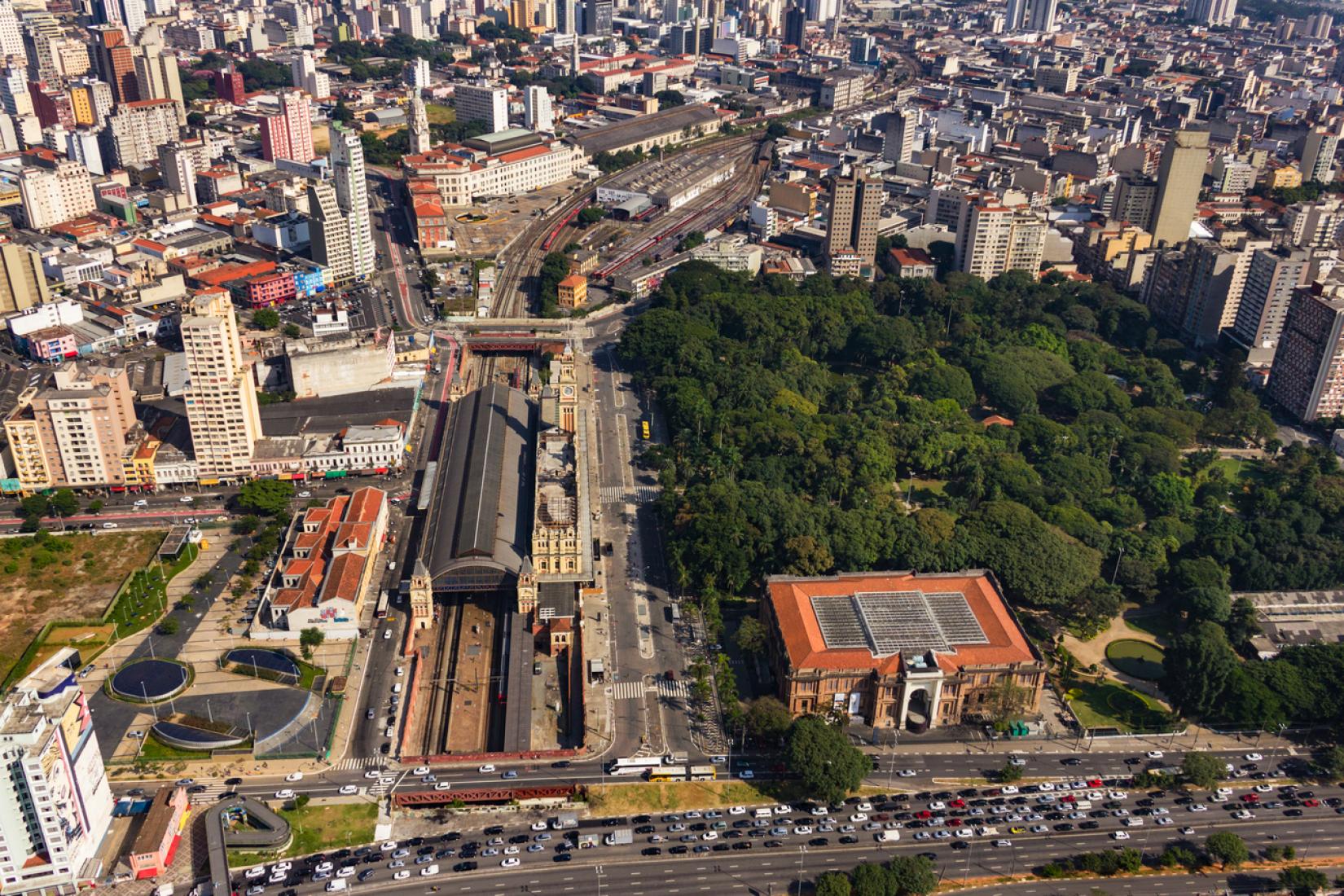 Parque da Luz foi um dos cem espaços verdes avaliados pela metodologia do ONU-Habitat. Foto: Divulgação/Prefeitura de São Paulo