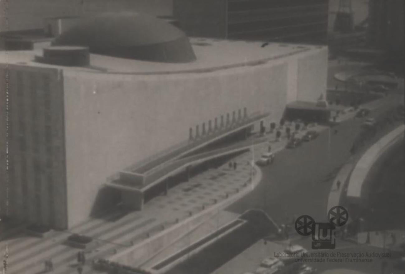 Sede da ONU em Nova Iorque registrada em 1954