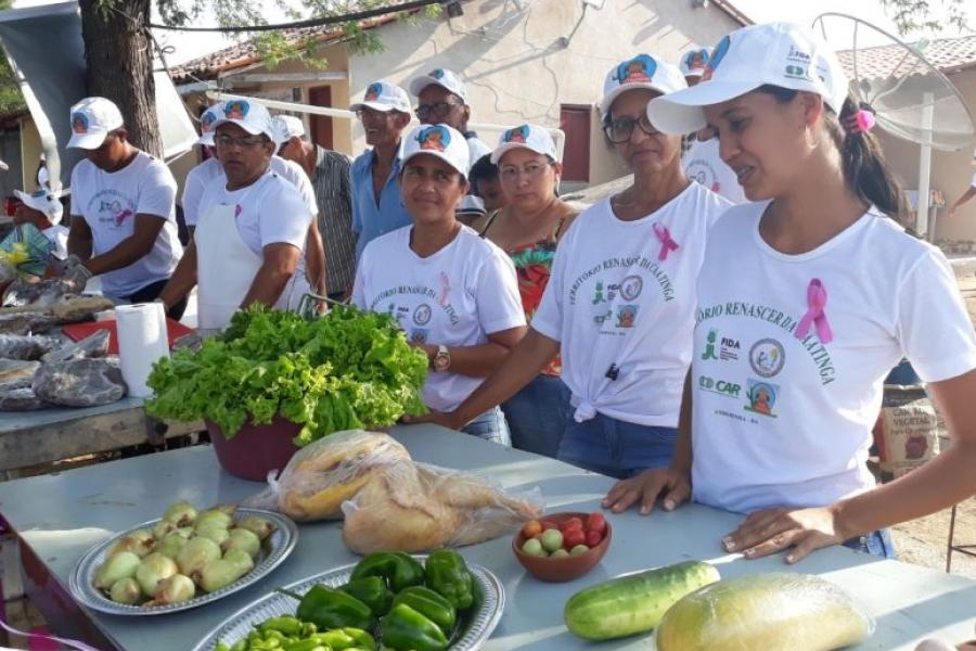 Mulheres trocam experiências sobre a sistematização das cadernetas agroecológicas na Bahia. Experiência foi relatada no Dia Mundial da Alimentação 2020 