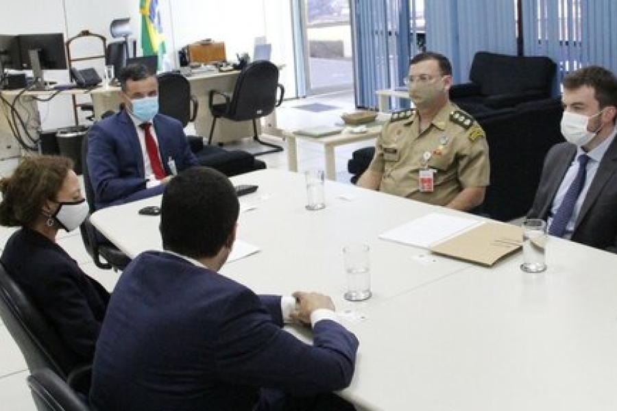 Equipe do UNDOC reúne-se com Centro Gestor e Operacional do Sistema de Proteção da Amazônia 