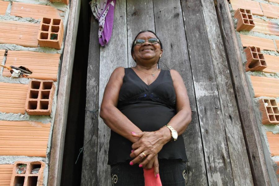 Moradora de quilombo em Abaetetuba, no Pará 