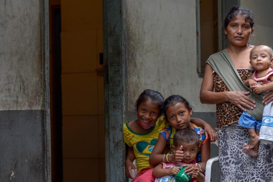 Indígenas venezuelanos em Manaus