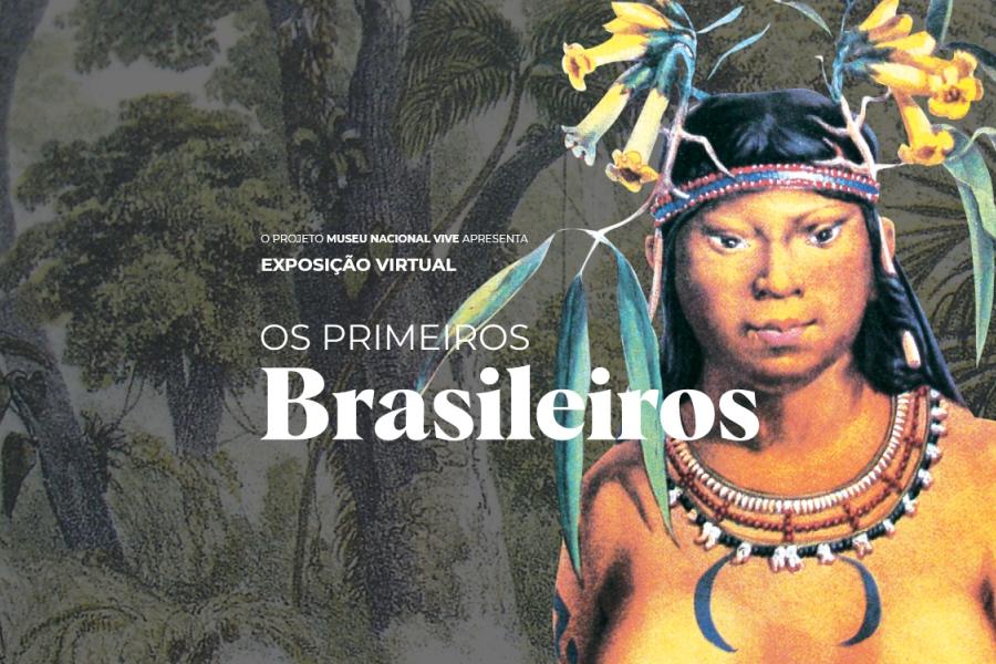 Banner exposição os primeiros brasileiros