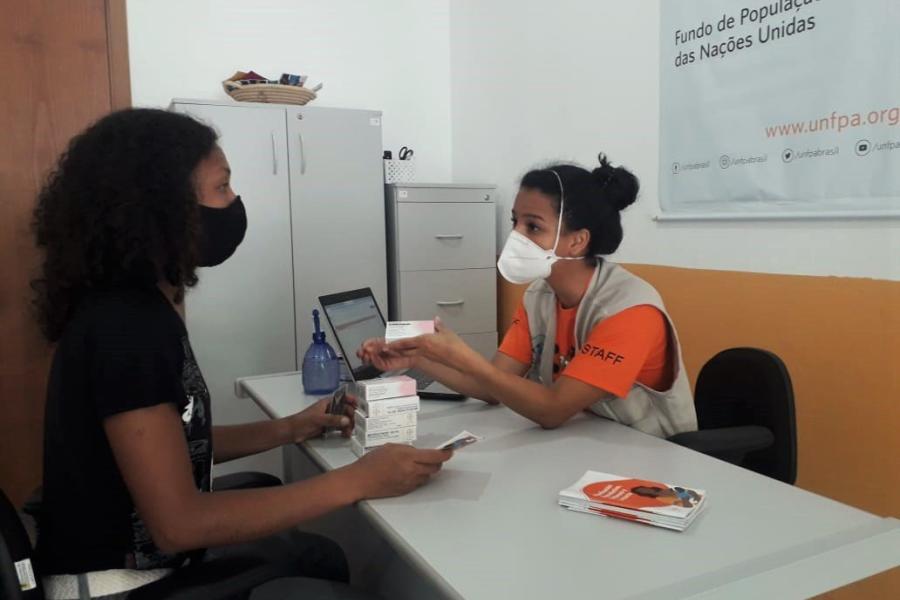 Ação de dispensação de método contraceptivo em Manaus, AM