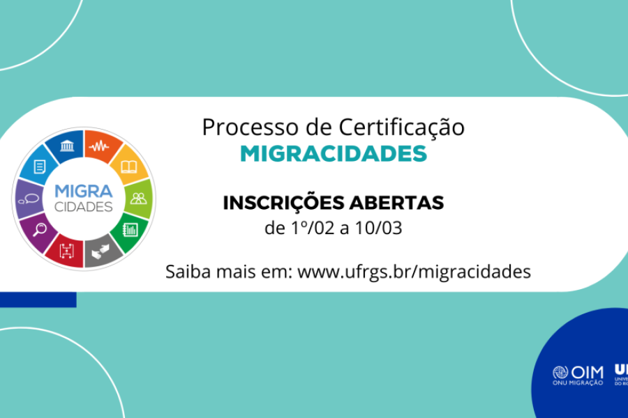 OIM e UFRGS lançam chamada pública para candidatura ao selo