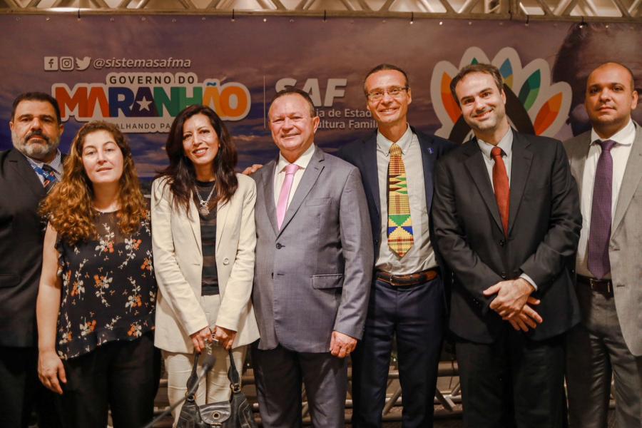 O evento de lançamento do PAGES no Palácio Henrique de La Rocque, em São Luís do Maranhão. 